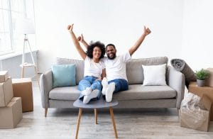 finding perfect home - happy house buyers
